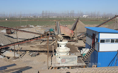 河卵石制砂生產線